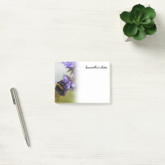 Post-it® Abee sur un Tansy Notes bleu (Bureau)