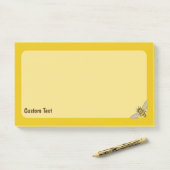 Post-it® abeille (Sur un bureau)