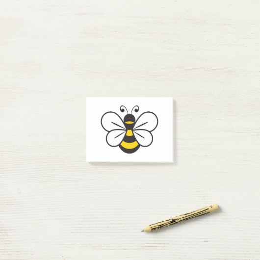 Post-it® Abeille (Sur un bureau)
