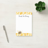 Post-it® Abeille à miel jaune doré (Bureau)