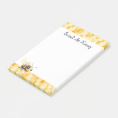 Post-it® Abeille à miel jaune doré (Incliné)
