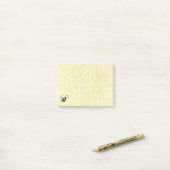Post-it® Abeille de miel (Sur un bureau)