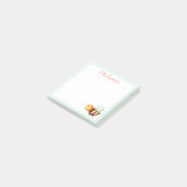 Post-it® Abeille de miel bleu et blanc personnalisée (Incliné)