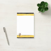 Post-it® Abeille de miel Noir Jaune (Bureau)