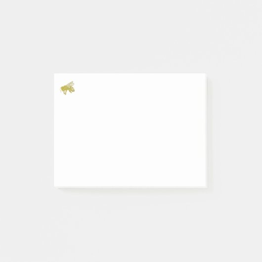 Post-it® Abeille d'impression typographique (Devant)