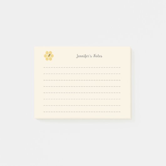 Post-it® Abeille et peigne (Devant)