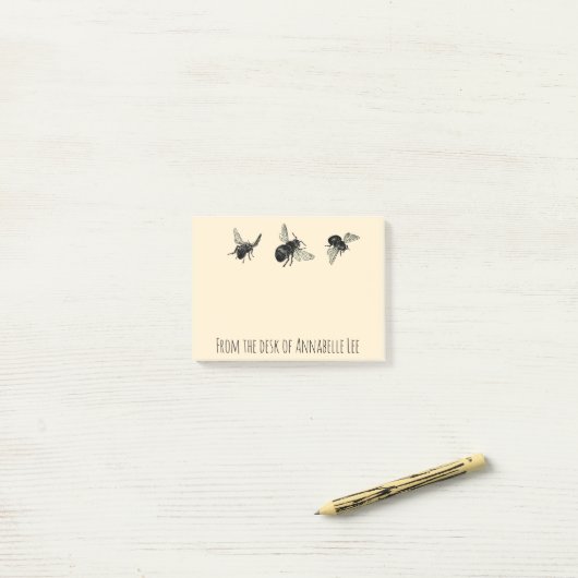 Post-it® Abeilles (Sur un bureau)