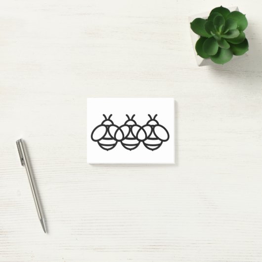 Post-it® abeilles bee bee bumblebee insecte mignon (Bureau)