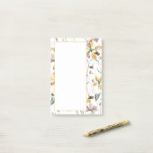 Post-it® Abeilles et plantes 4"x6" (Sur un bureau)