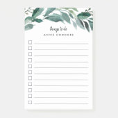 Post-it® Abondant feuillage | Liste Personnalisée À Faire (Devant)