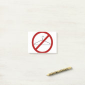 Post-it® abortion right (Sur un bureau)