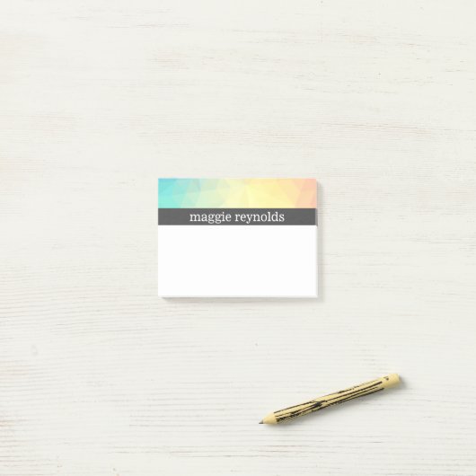 Post-it® Abrégé sur pastel (Sur un bureau)