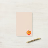 Post-it® Abricot - Collection de Fruits - (Sur un bureau)