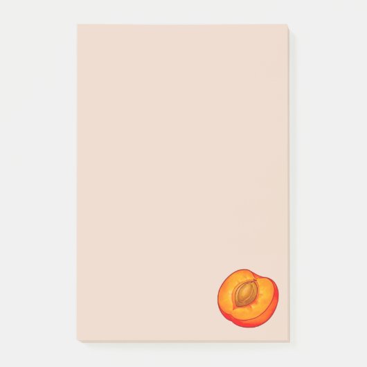 Post-it® Abricot - Collection de Fruits - (Devant)