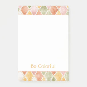 Post-it® Abricot Orange Vert Jaune Blush 