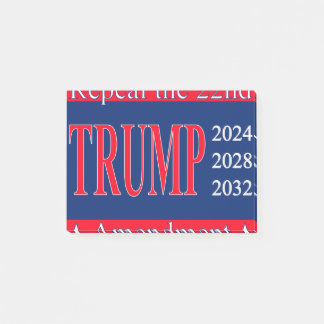 Post-it® Abroger Le 22E Amendement ! Trump 2024 2028 2032