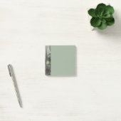 Post-it® Abstract Olive Sage Green Gray Fractal Art Fantasy (Bureau)