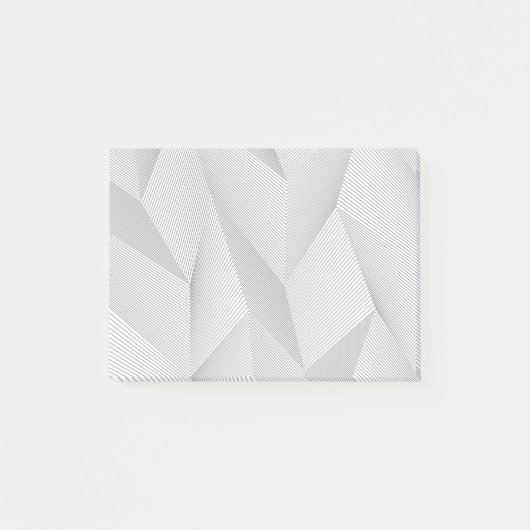 Post-it® Abstract, trendy, modern, simple line pattern (Devant)