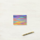 Post-it® Abstrait Desert Sunset Sky Artwork (Sur un bureau)