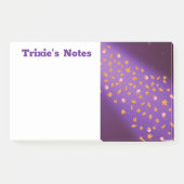 Post-it® Abstrait lune feuilles d'automne roses (Devant)