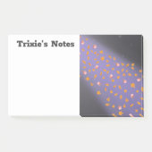 Post-it® Abstrait lune feuilles d'automne roses (Devant)