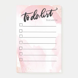 Post-it® Abstrait, Paint Rose, Liste À Faire