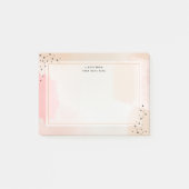 Post-it® Abstrait rose (Devant)