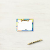 Post-it abstrait super de reconnaissance des (Sur un bureau)