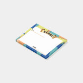 Post-it abstrait super de reconnaissance des (Incliné)