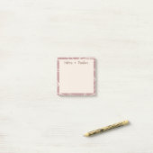 Post-it® Abstrait Vigne Tourbillonnante Notes Modernes & Gr (Sur un bureau)
