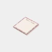 Post-it® Abstrait Vigne Tourbillonnante Notes Modernes & Gr (Incliné)