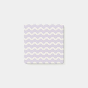 Post-it® Abstraite bande violet Wavy Moderne minimaliste