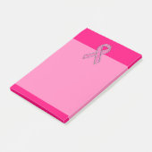 Post-it® Accent Chrome Parties scintillant Style rose Ruban (Incliné)