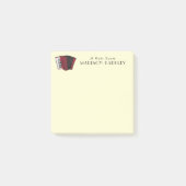 Post-it® Accordion Musician Band Teacher Post-it Notes (Devant)