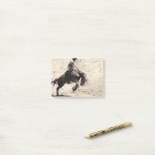 Post-it® Accrocher - Bronco Busting Champ (Sur un bureau)