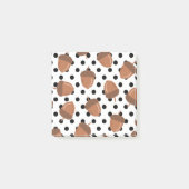 Post-it® Acorn Black Dots Automne Y2K Motif (Devant)