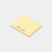 Post-it® Add Your Name to Custom Light Yellow Stationery (Incliné)