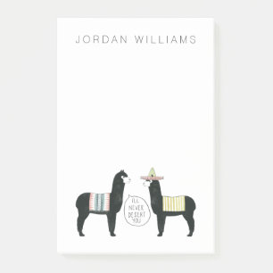 Post-it® Additionnez votre   nommé laissez-nous taco à son