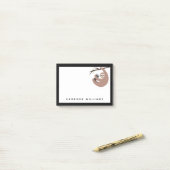 Post-it® Additionnez votre | nommé ne dépêchent pas le café (Sur un bureau)