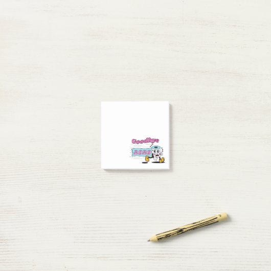 Post-it® Adieu 2020 - C’est enfin terminé (Sur un bureau)