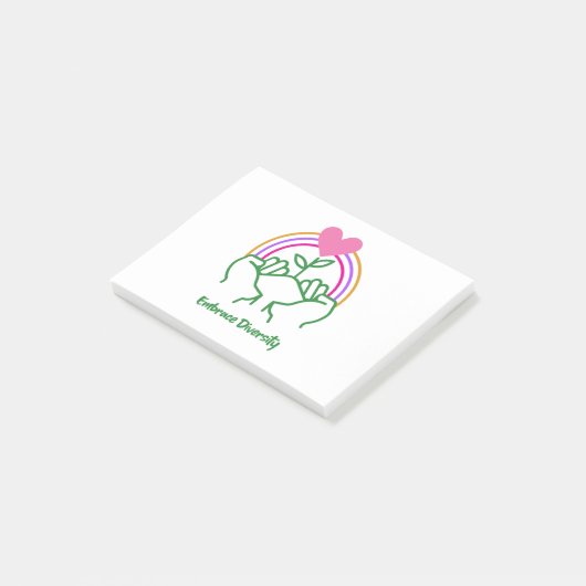 Post-it® Adopter la diversité (Incliné)