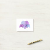 Post-it® Adorable Amour Eléphant (Sur un bureau)