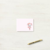 Post-it® Adorable Ballerina Elephant En Pointe (Sur un bureau)
