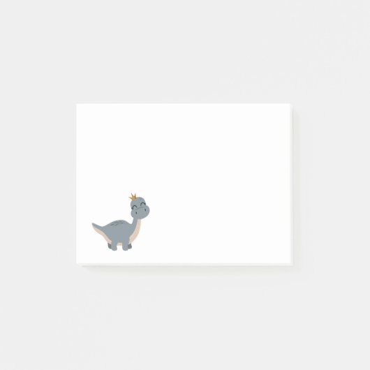 Post-it® Adorable Boho Grey Dinosaur (Devant)