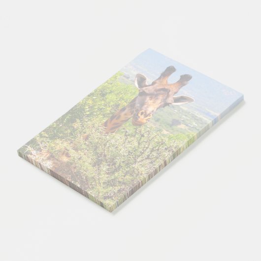 Post-it® Adorable Giraffe Poking His Head Above The Trees (Incliné)