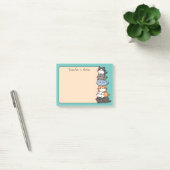 Post-it® Adorable Kawaii Pile De Chats Kitty Personnalisé (Bureau)