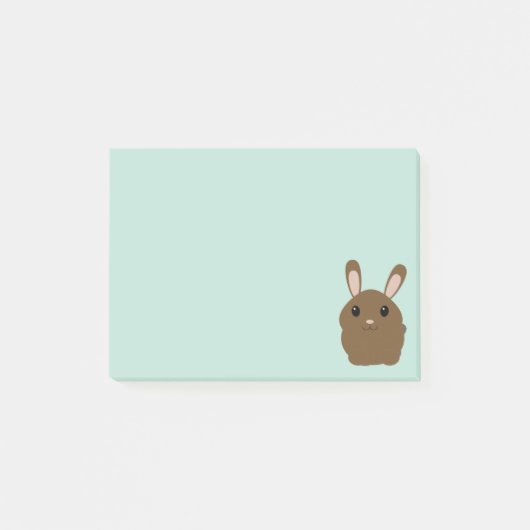 Post-it® Adorable lapin lapin Brown (Devant)