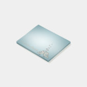 Post-it® Adorable Mignonne Oiseaux En Amour -Personnalisé (Incliné)