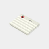 Post-it® Adorable moderne mignon coccinelle (Incliné)