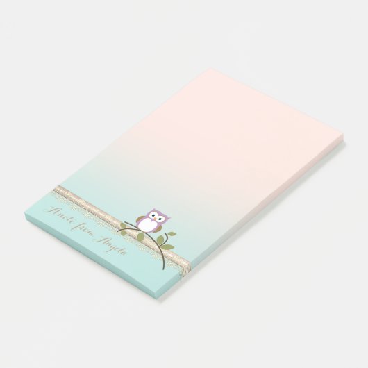 Post-it® Adorable Petite Chouette (Incliné)